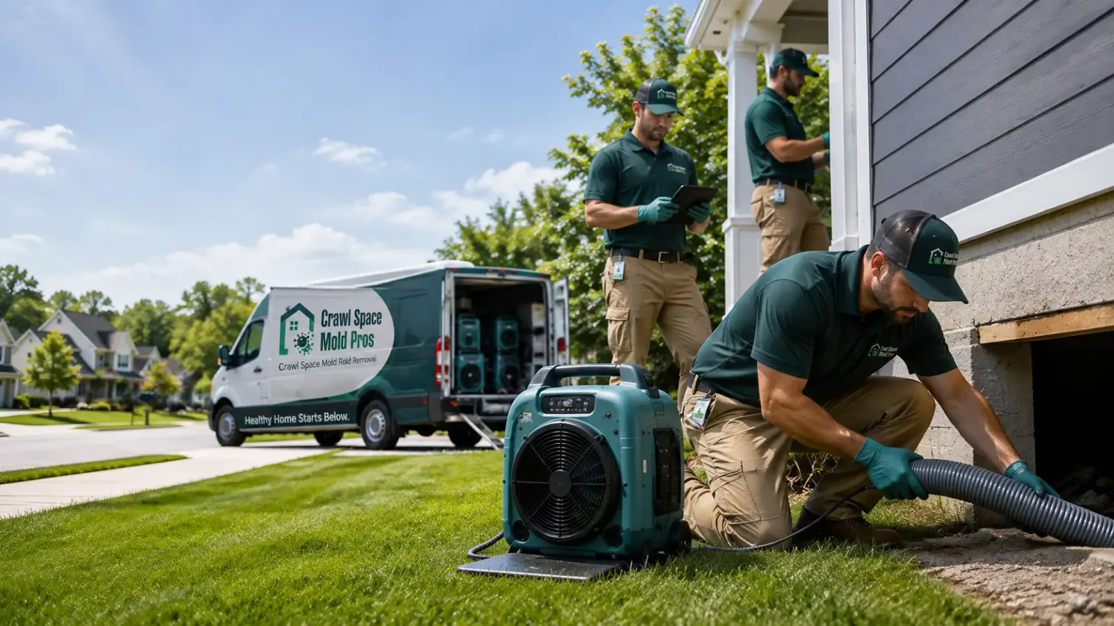 Crawl Space Mold Removal in Exeter, ME